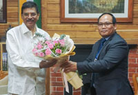 key officials from rbi office aizawl call on governor